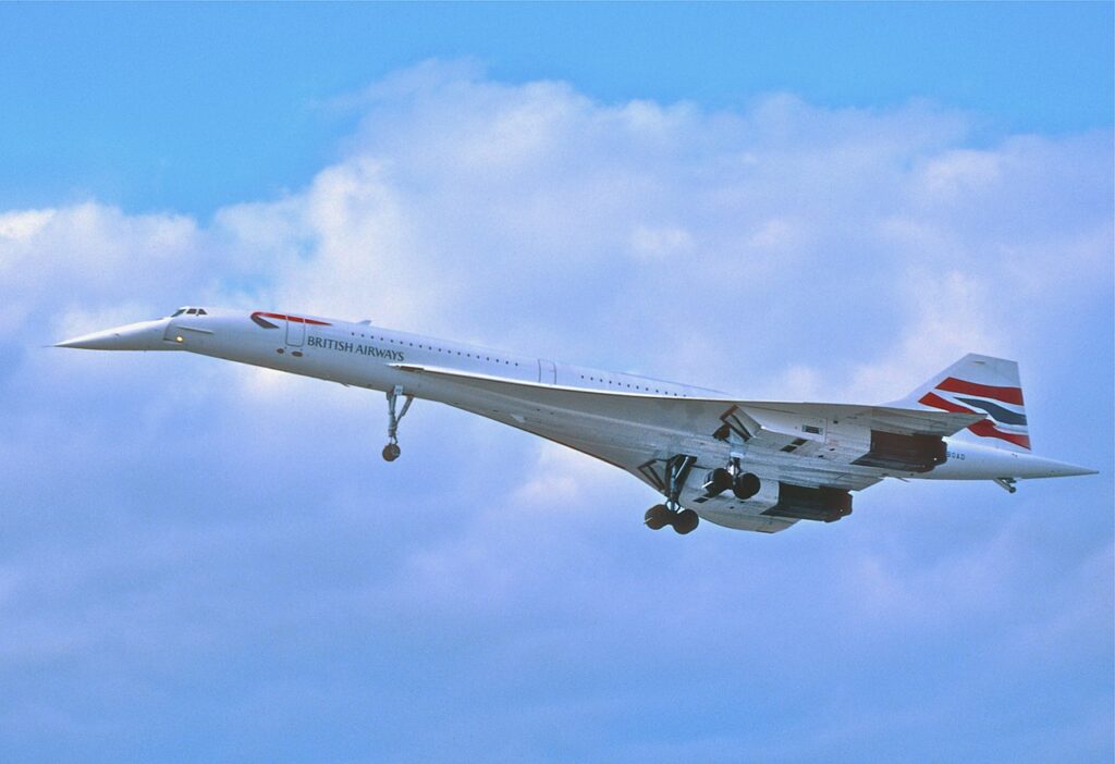 Concorde w powietrzu