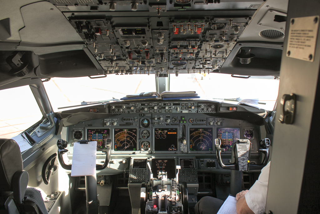 Kokpit Boeinga 737 Ryanair