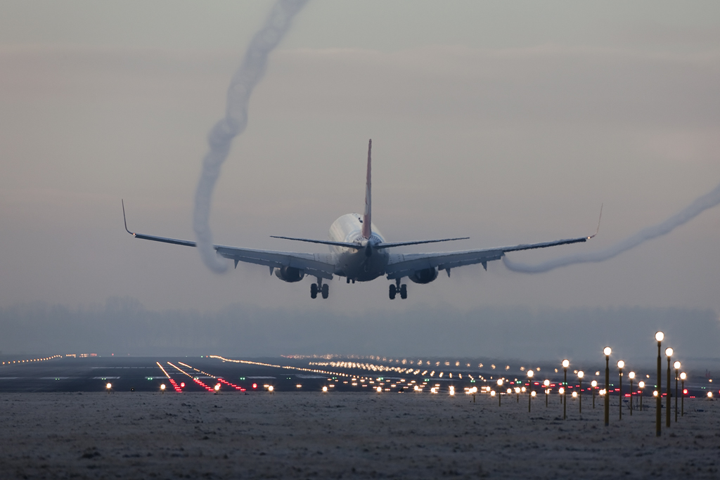 Turbulencje i vortex za Boeing 737 Turkish airlines