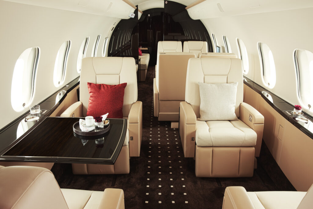 Kabina Gulfstream Vista Jet 