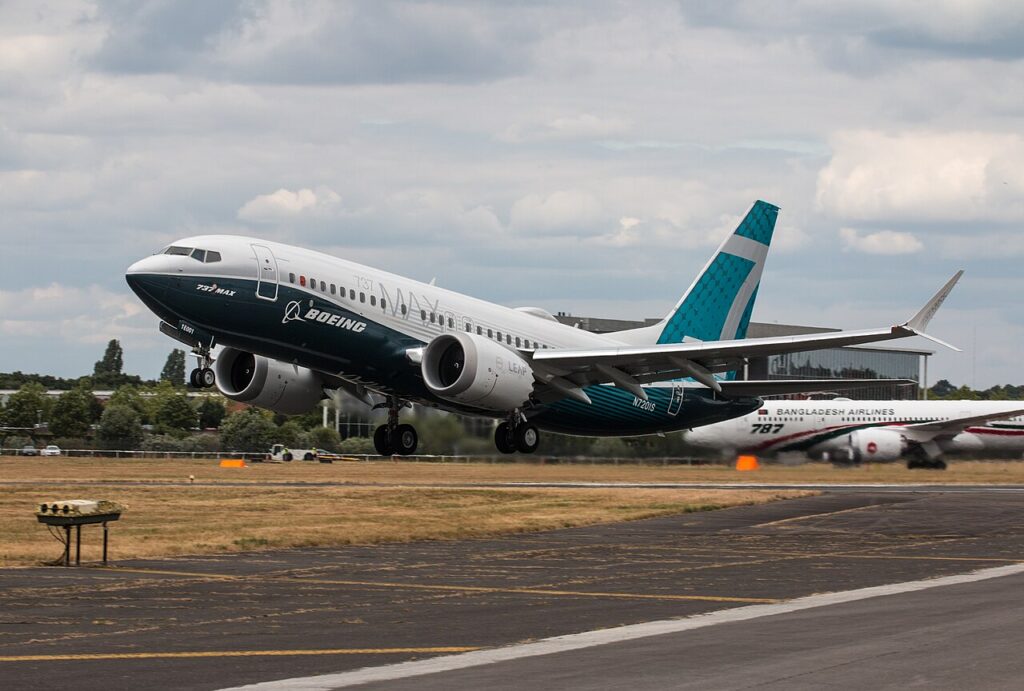 Boeing 737 Max Startuje